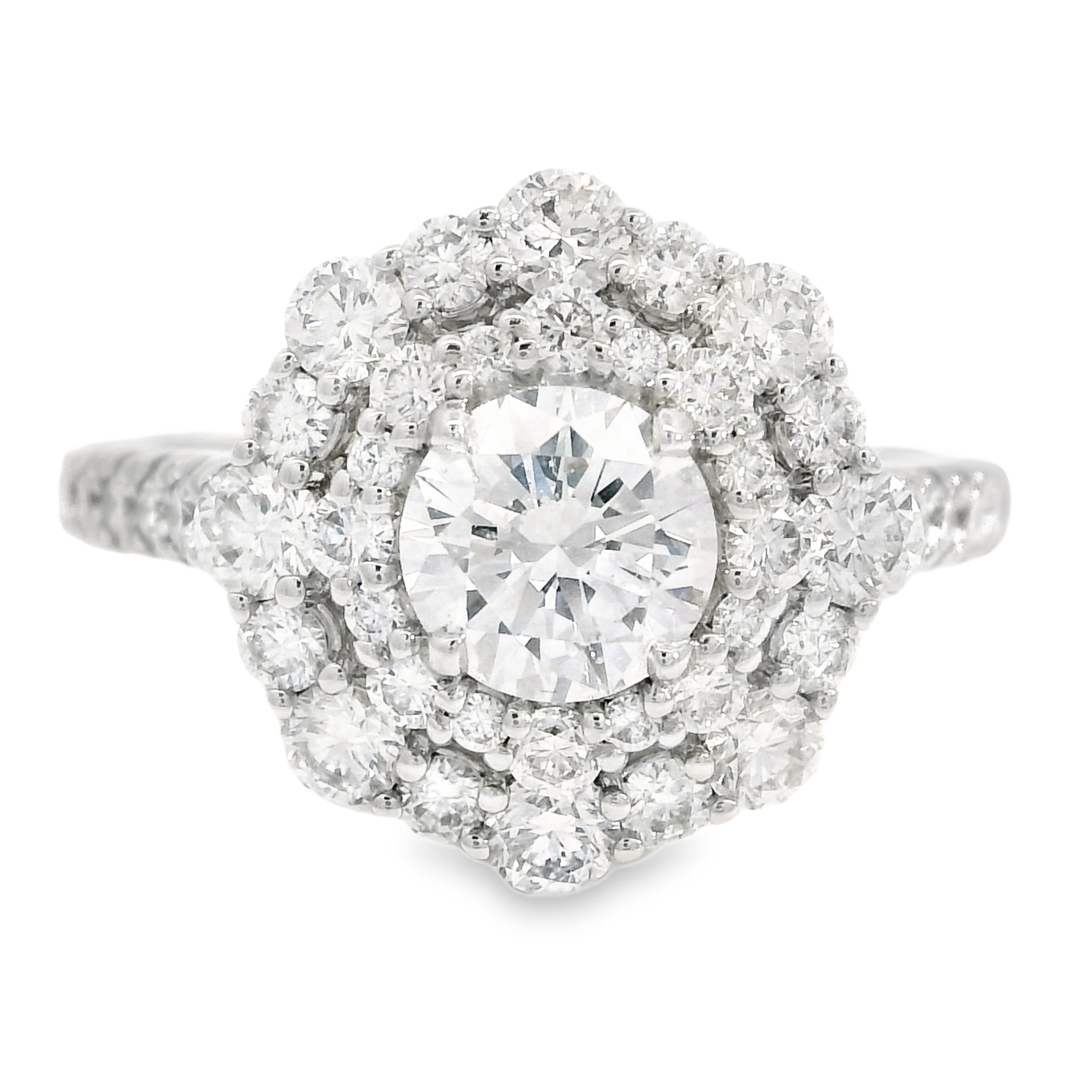 18K White Gold Forevermark Diamond Ring