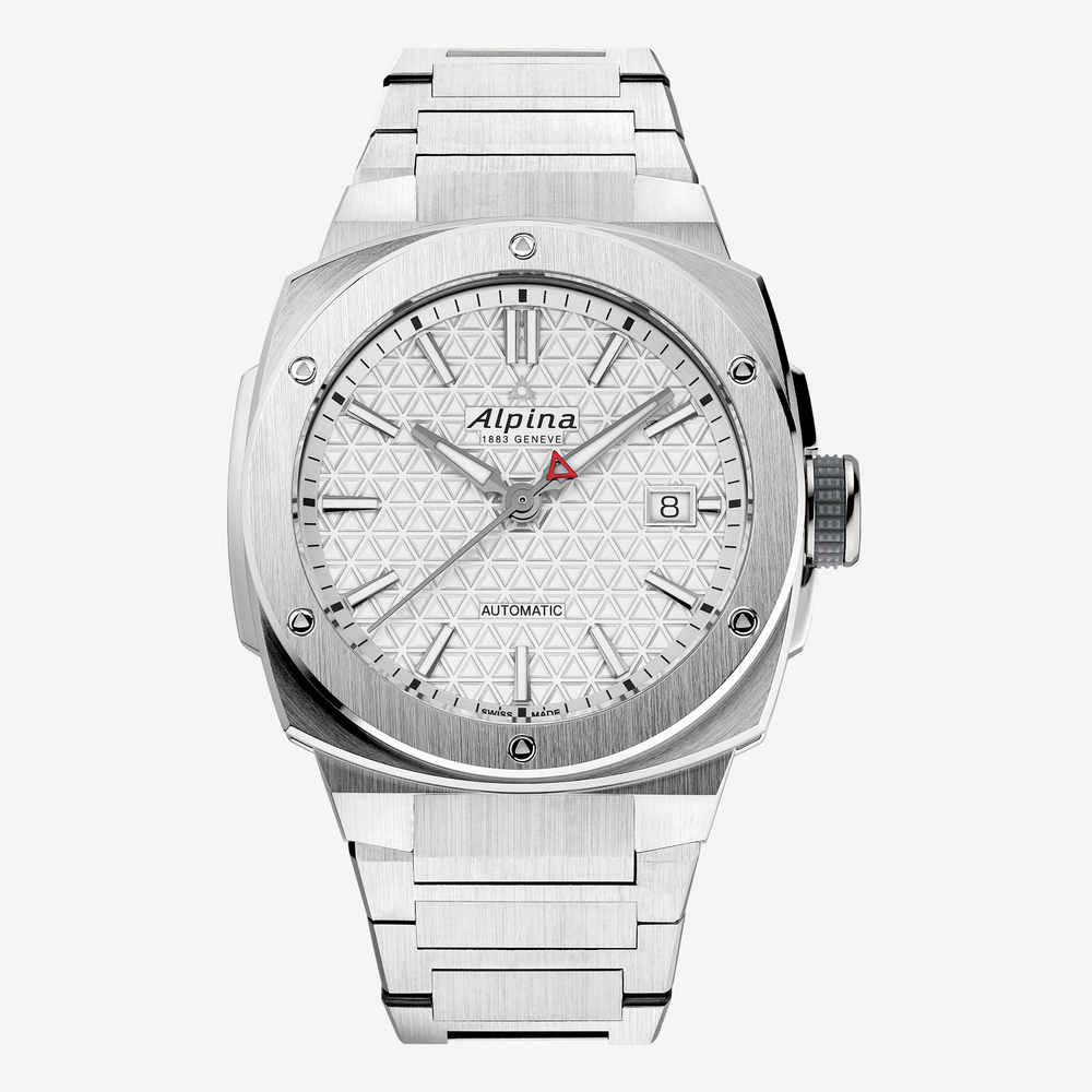 Alpiner Extreme Automatic in Titanium with White Dial WR200M
