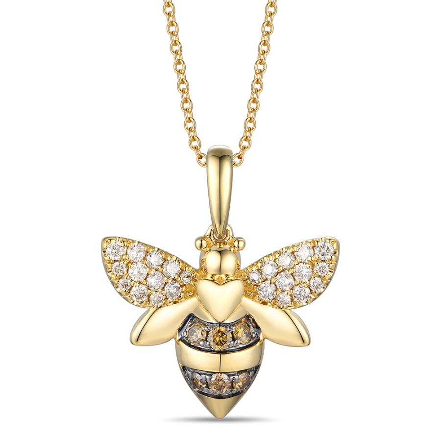 Honey Gold Diamond Pendant by LeVian