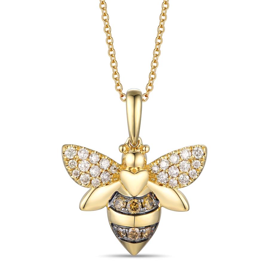 Honey Gold Diamond Pendant by LeVian