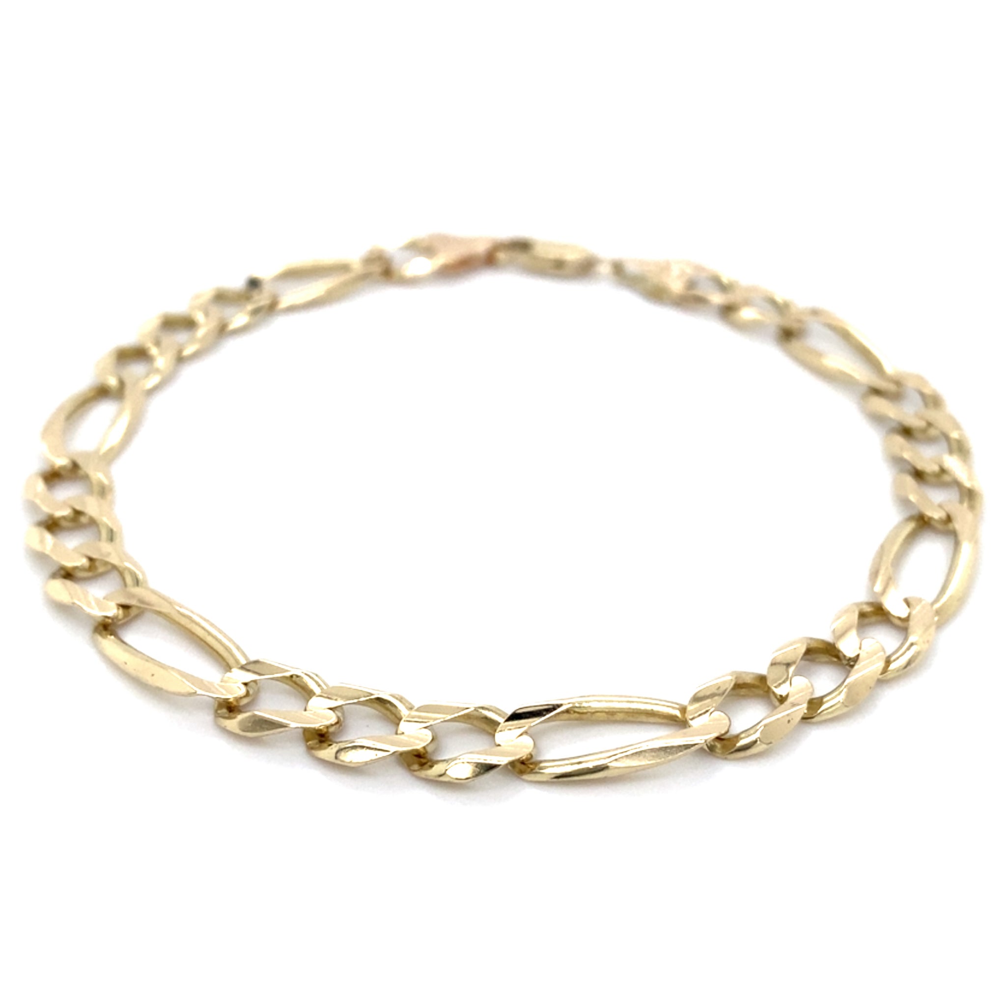 Estate 9" Figaro Bracelet