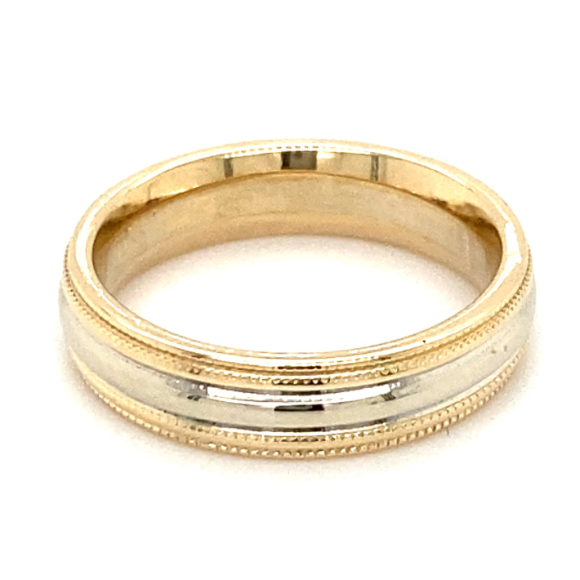 Estate Two-Tone Wedding Band
