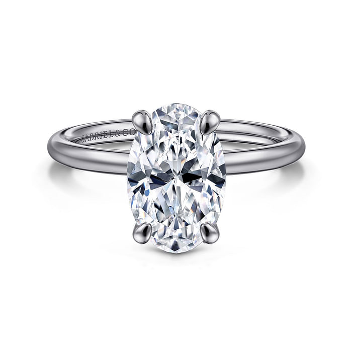White Gold Semi-Mount Engagement Ring