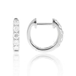 Diamond Huggie Earrings