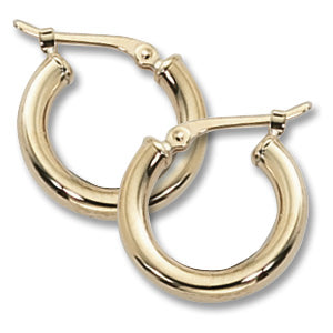 14K Yellow Gold Hoop Earrings