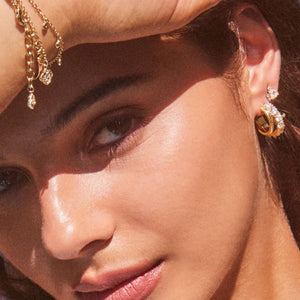 Livy Gold Plated Huggie Earrings by Kendra Scott