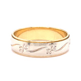 Estate Forget Me Not Weding Band