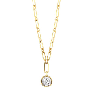 14K Yellow Gold 0.3cttw Diamond Necklace