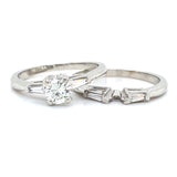 Estate Platinum Wedding Set