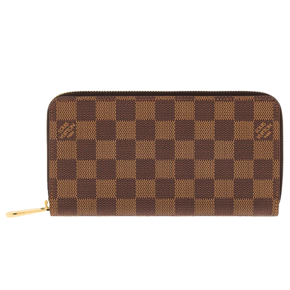 PREOWNED Louis Vuitton Damier Ebene Zippy Wallet