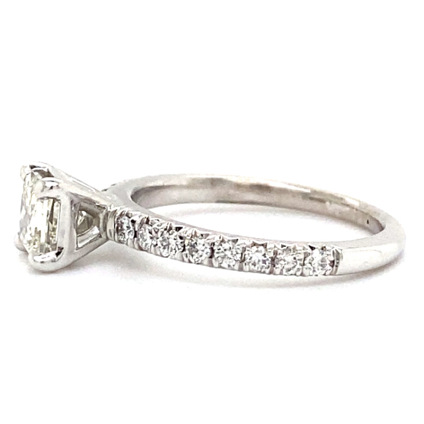 Estate Princess Cut Engagement Ring