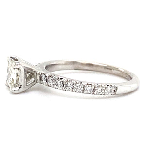 Estate Princess Cut Engagement Ring