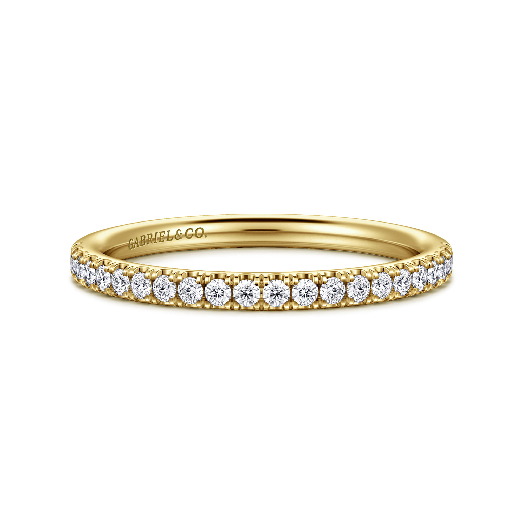 Yellow Gold Diamond Matching Wedding Band