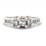 Estate Princess Cut Engagement Ring