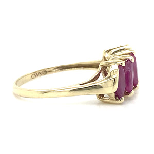 Estate Ruby 5-Stone Ring