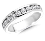 14K White Gold 0.77cttw H-I I1 Diamond Wedding Band