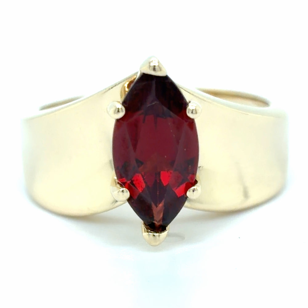 Estate Garnet Statement Ring