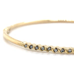 Estate 0.15cttw Diamond Bangle