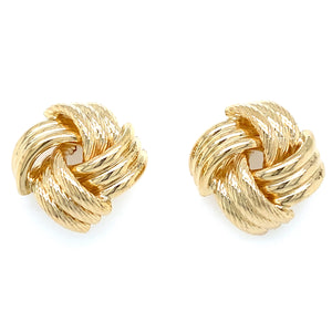 Estate Love Knot Earrings