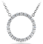 Hearts on Fire Diamond Signature Circle Pendant