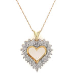 Estate Diamond Heart Necklace