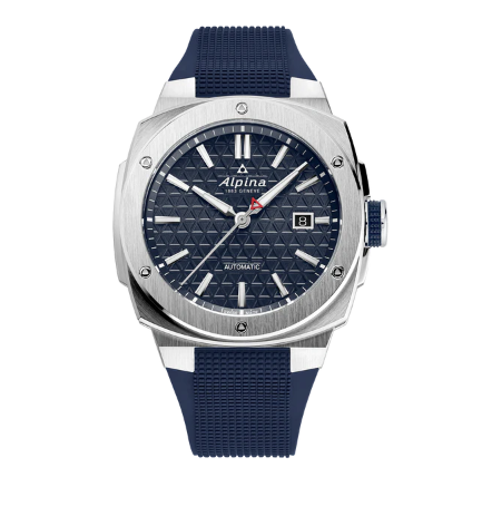 Alpiner Extreme Automatic WR200 SS with Blue Strap by Alpina