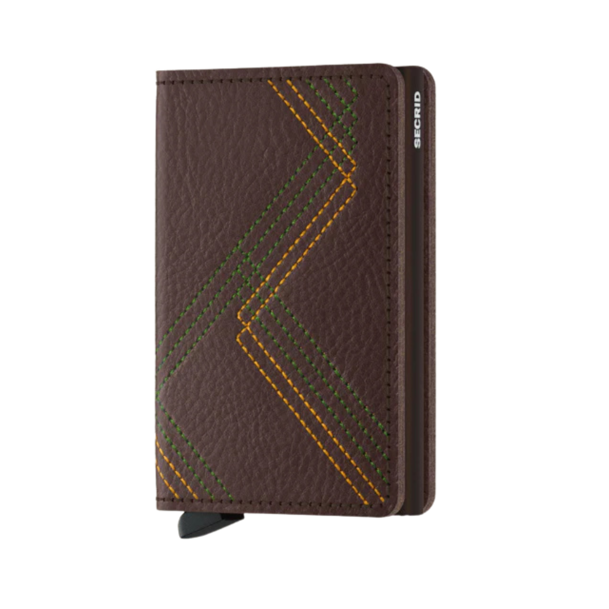 Slimwallet Stitch Linea Espresso Wallet by Secrid