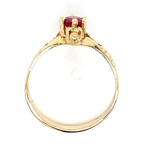 Estate Ruby and Diamond Ring