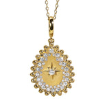 14K Yellow Gold 0.50cttw Diamond Pendant