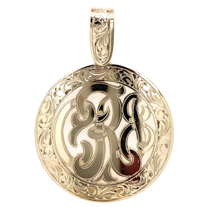 Estate Monogram Pendant