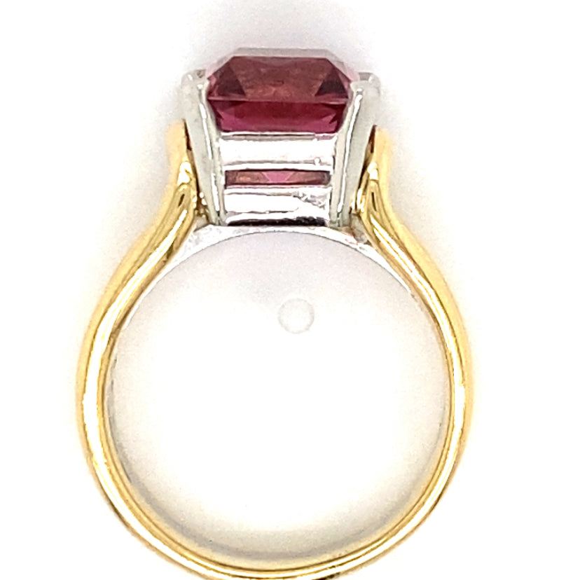 Estate Pink Tourmaline Ring