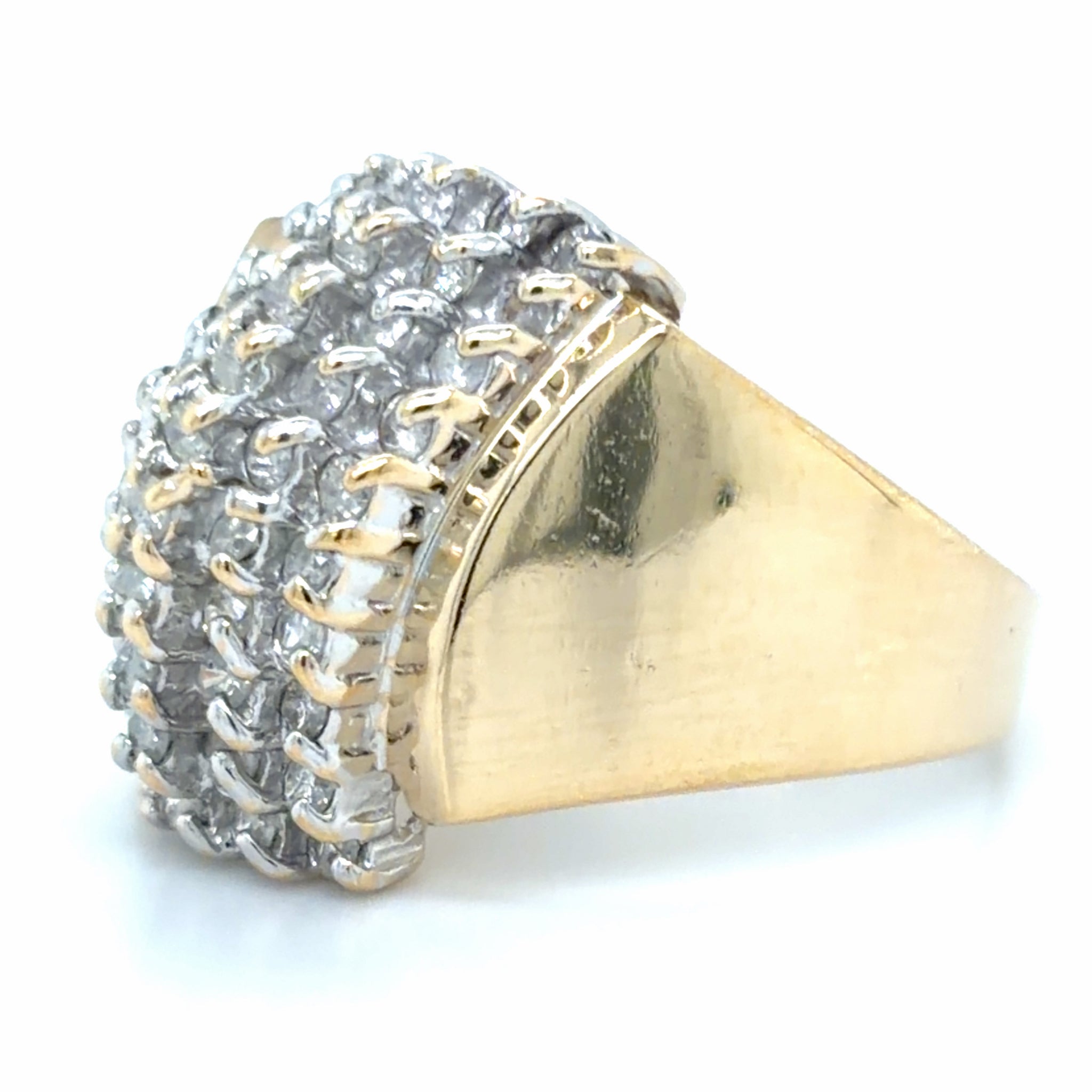 Estate 1.00cttw Diamond Waterfall Ring