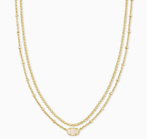 Gold Plated Multi Strand Necklace by Kendra Scott