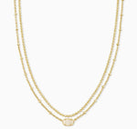 Gold Plated Multi Strand Necklace by Kendra Scott