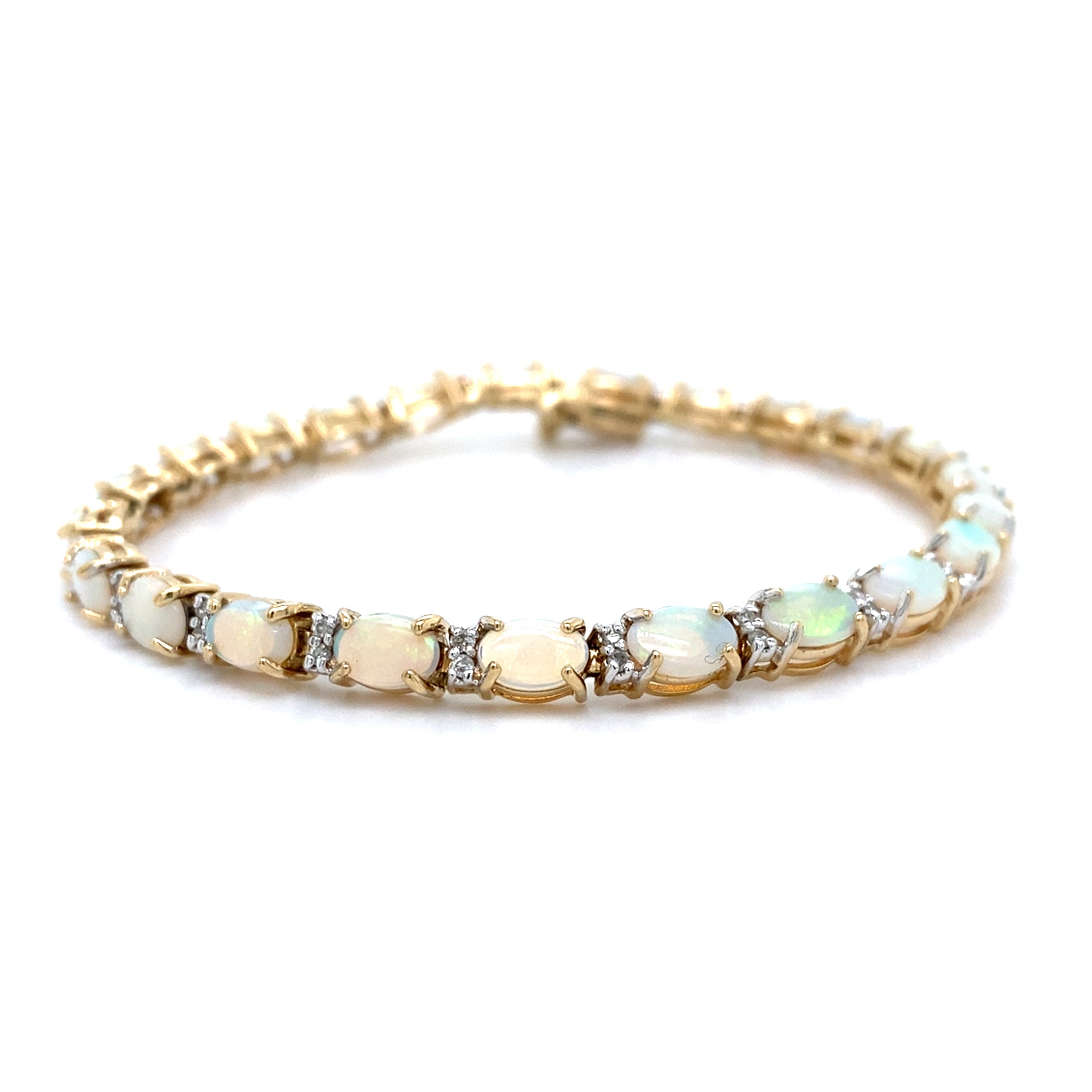 Estate Opal Link Bracelet