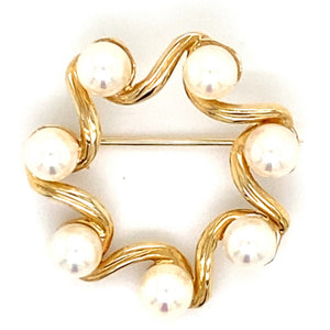 Estate Pearl Brooch