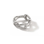 Surf Sterling Silver Link Ring by John Hardy