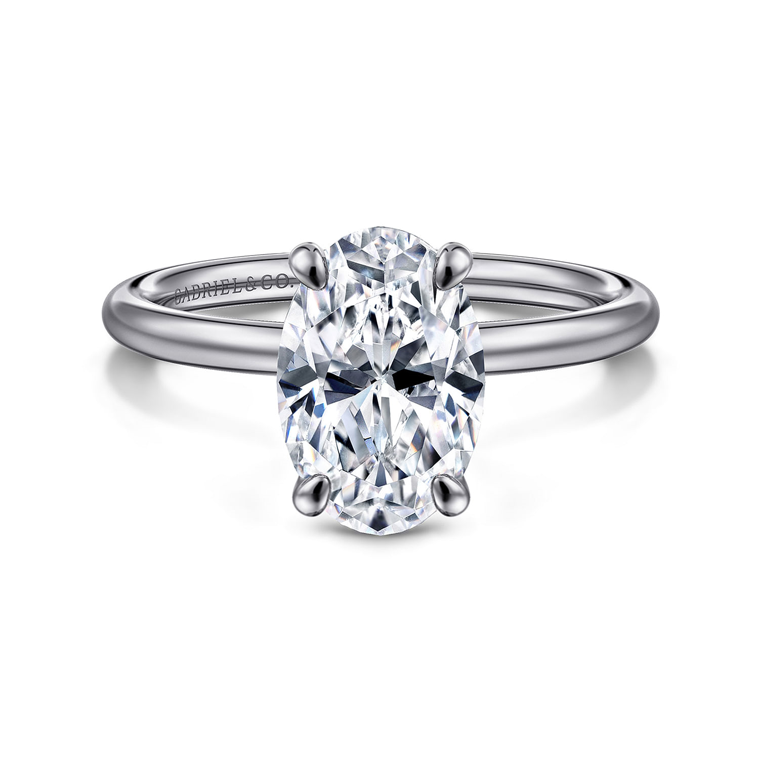 White Gold Semi-Mount Engagement Ring
