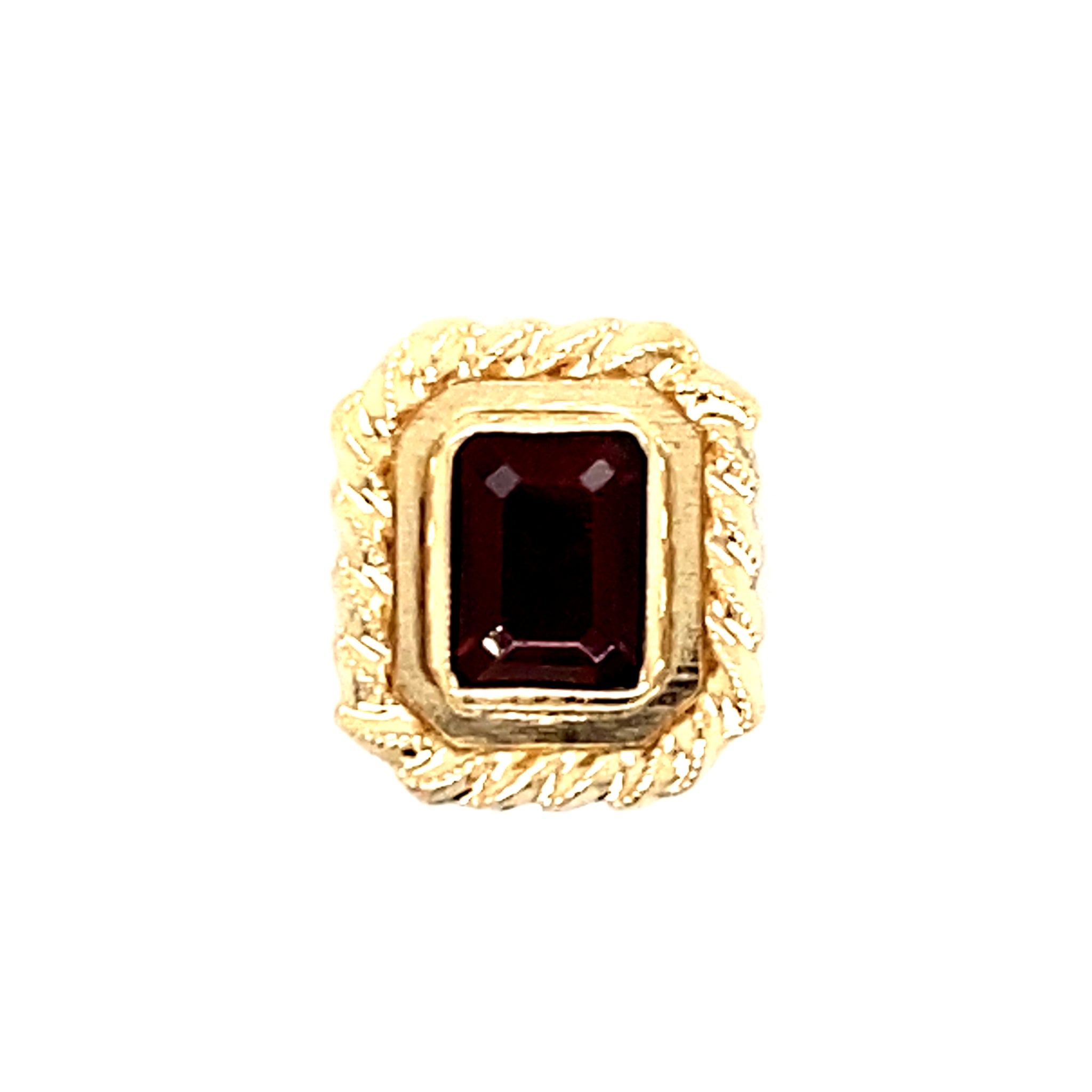 Estate Garnet Picture Frame Slide