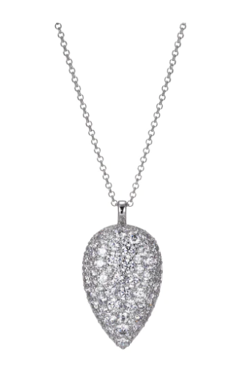 Glimmer Teardrop Cubic Zirconia Pendant by ELLE