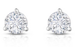 14K White Gold 1.51cttw SI FG RBC Diamond Stud Earrings