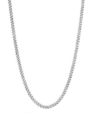 Chains Curb Silver 3.9mm Curb Chain Necklace Sz 20 by John Hardy