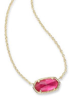 Elisa Gold Plated Necklace in Berry by Kendra Scott
