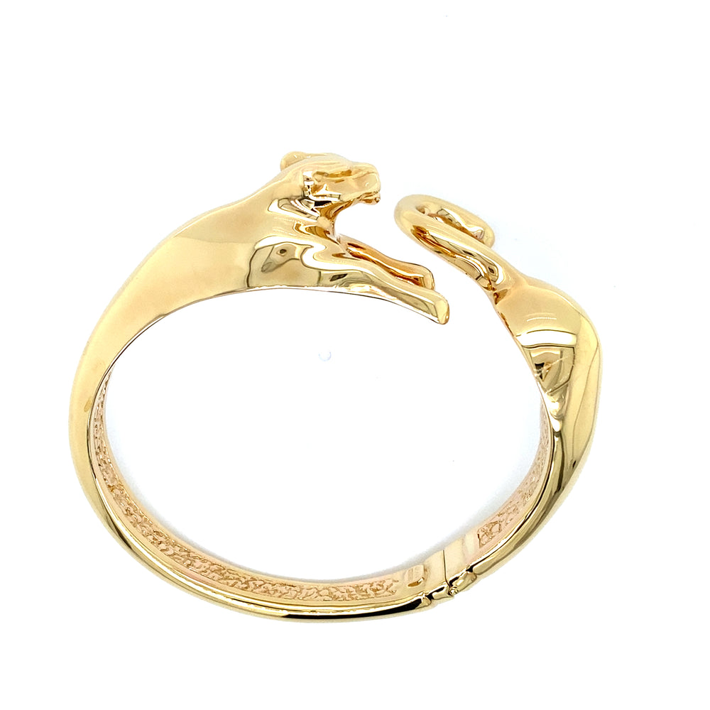 Estate Big Cat Bangle