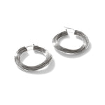 Bamboo Sterling Silver Hoop Earrings by John Hardy