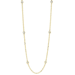 Diamond Station Necklace