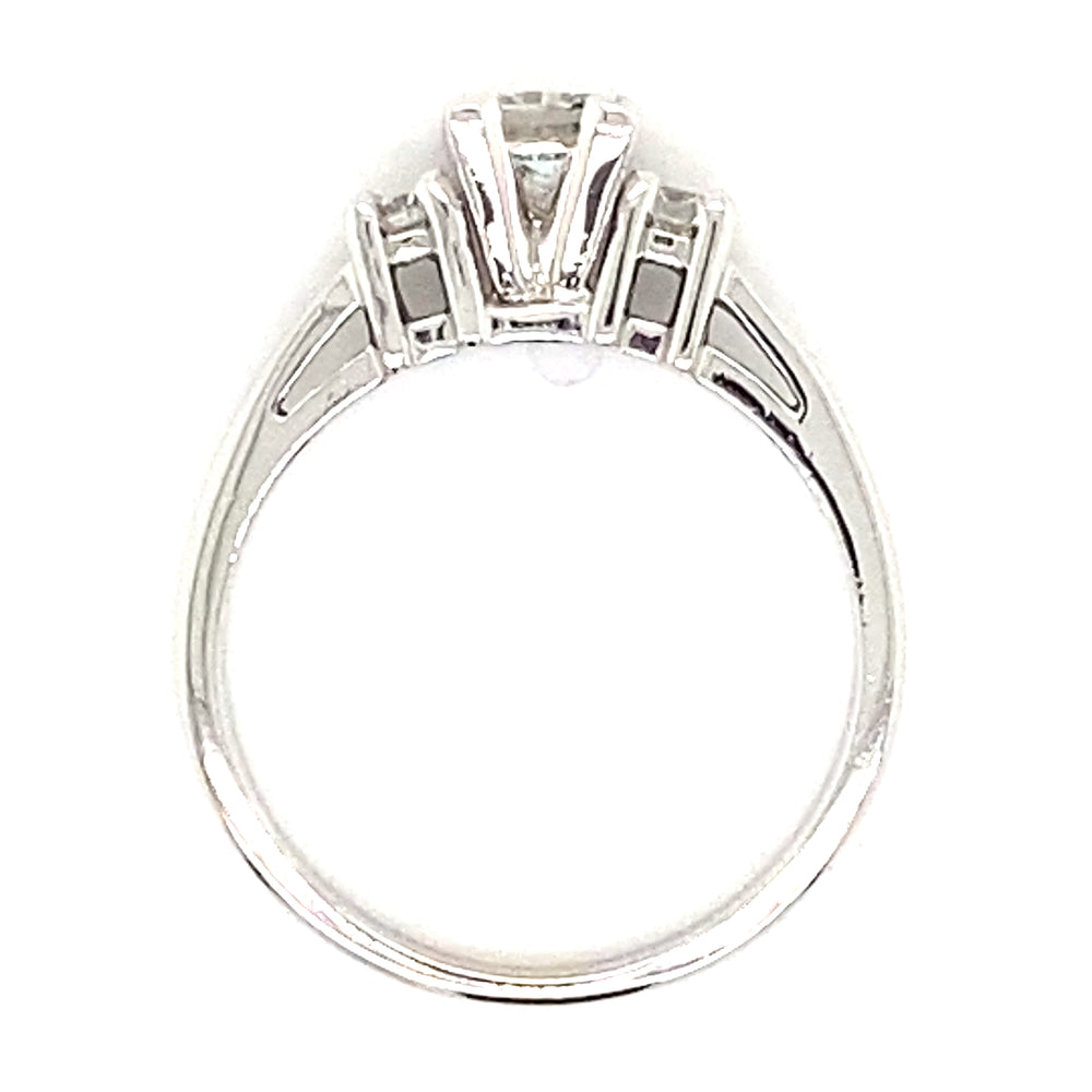 Estate Princess Cut Engagement Ring