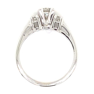 Estate Princess Cut Engagement Ring