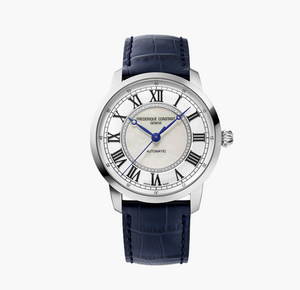 Classics Premiere Automatic Watch with Blue Leather Strap by Frederique Constant