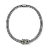 Love Knot Silver Double Chain Necklace by John Hardy
